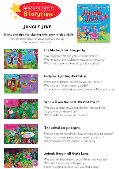 Jungle Jive Storytime Notes - Scholastic Shop