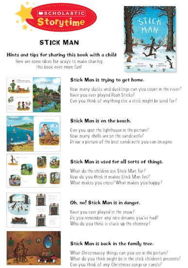Stick Man Storytime Notes