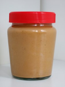 Manteca de maní cerrada, mantequilla de cacahuete