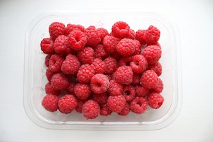 rote Himbeeren