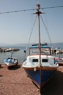 (das) Boot, Wasser