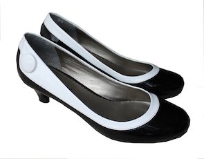 Chaussures noir et blanc