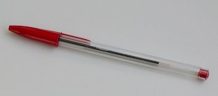 Stylo à bille rouge
