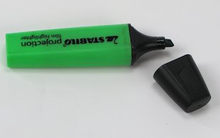Surligneur vert