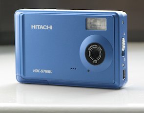 Appareil photo digital bleu