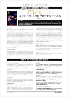 Merlin: Arthur and the Unicorn: Resource Sheet & Answers