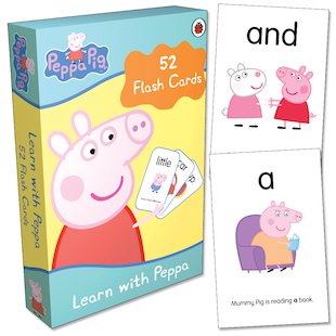 Peppa Pig: Learn with Peppa Flash Cards - Scholastic Kids' Club