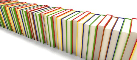 Row of books Row of books