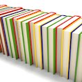 Row of books