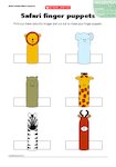 Finger puppet templates (2 pages)