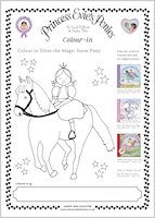Princess Evie's Ponies Colouring 