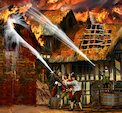 Illustration of the Great Fire of London © Paul Cheshire