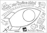 You Can't Eat a Princess Space Ship Activity