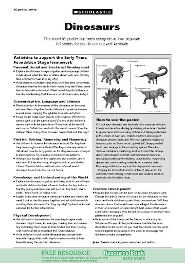 Dino Stories - A Storytelling and Role Playing Game - PDF Download