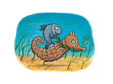 Tiddler riding a seahorse Tiddler riding a seahorse