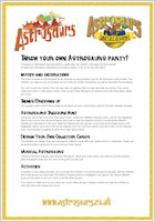 Astrosaurs Party Tips