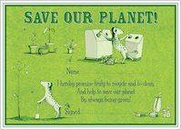 Save Our Planet certificate
