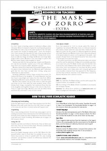 The Mask of Zorro: Resource Sheet and Answers
