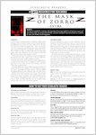 The Mask of Zorro: Resource Sheet and Answers (4 pages)