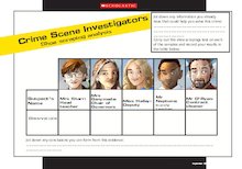 Whodunnit? The case of the stolen laptop – activity sheets