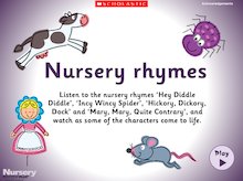Nursery rhymes – interactive poster
