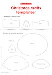 Christmas crafts templates (3 pages)