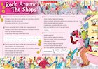 ‘Rock around the shops’ poem poster