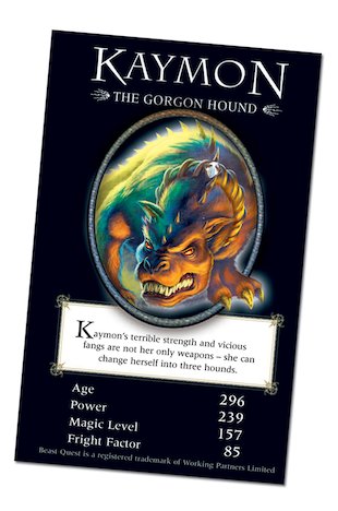 FREE Beast Quest game cards