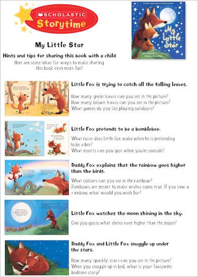 My Little Star Storytime Notes