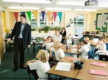 teacher in classroom