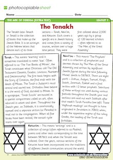 The Tenakh – information sheet
