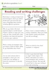 Reading and Writing Challenges