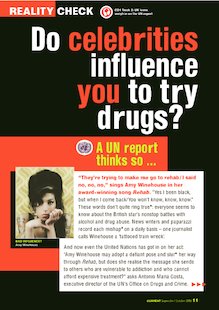 Do celebrities influence you to try drugs?