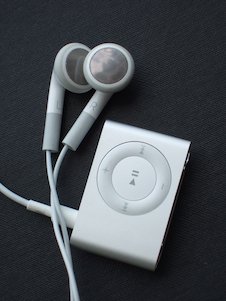 White iPod Shuffle