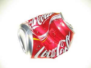 Image: Crushed Can of Coke
