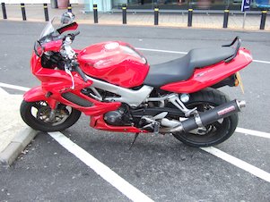 Red Motorbike