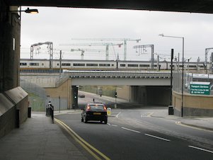 Road and Railway Bridge