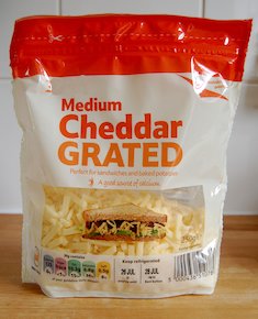 Image: Packet of Grated Cheese