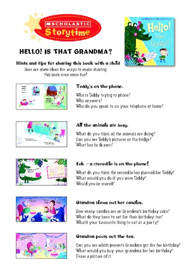 Hello! Is That Grandma Storytime Ideas