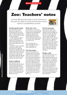 Zoo activity sheets