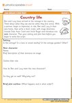 Country life - planning a play script (1 page)
