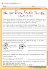 We are Busy People Spottin’ – poem planning