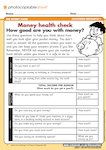 Money health check - questionnaire (1 page)