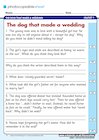 The dog that made a wedding – question sheet