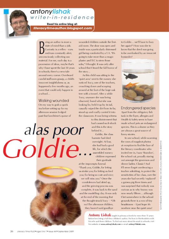Alas poor Goldie