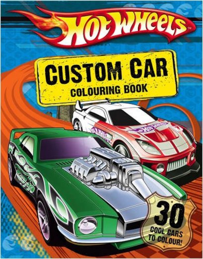 Hot Wheels: Custom Car Colouring Book