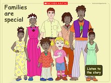 Families are special – interactive poster