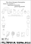 Colour the Very Hungry Caterpillar's lunch (1 page)