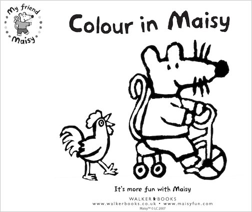 Colouring fun with Maisy