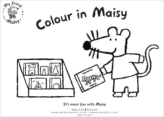 Colour in Maisy!